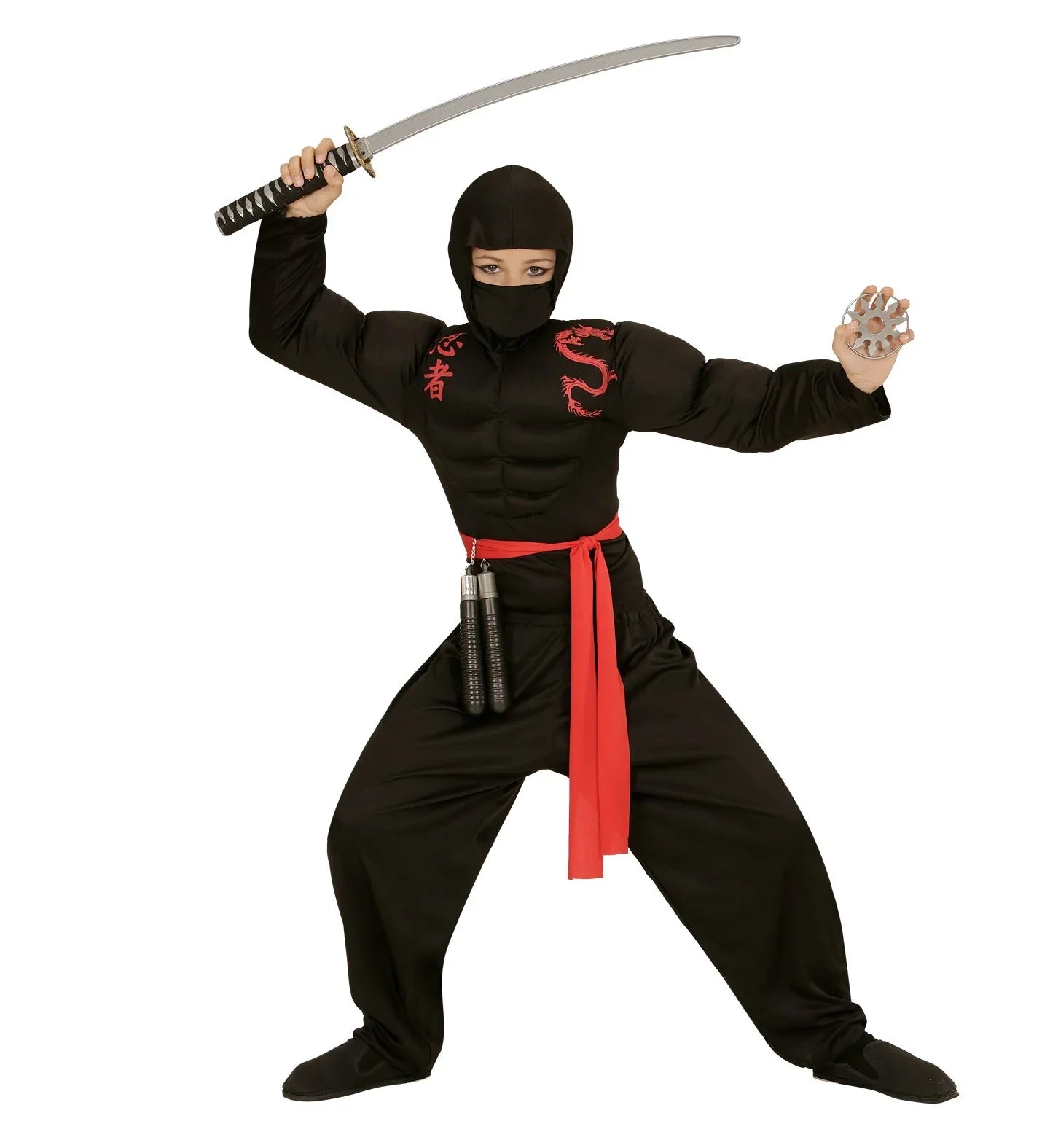 Disfraz de Ninja Musculoso Infantil INFANTILES Widmann